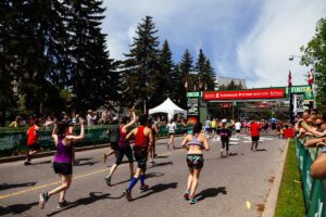 Photo of Ottawa Marathon finish line 2017 - Laura's Daily Letter