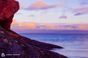 Tide's Out St Martin New Brunswick Sunset Laura Tucker